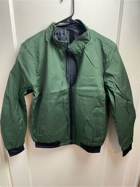 Men's Olive Green Windbreaker Jacket